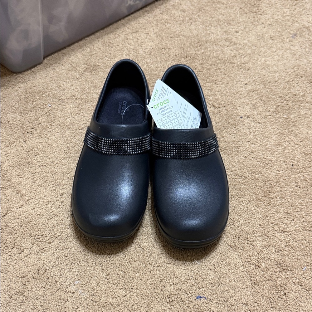 CROCS Women’s Beaded Black Shoes